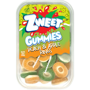 Zweet Gummies Peach and Apple Rings 285g