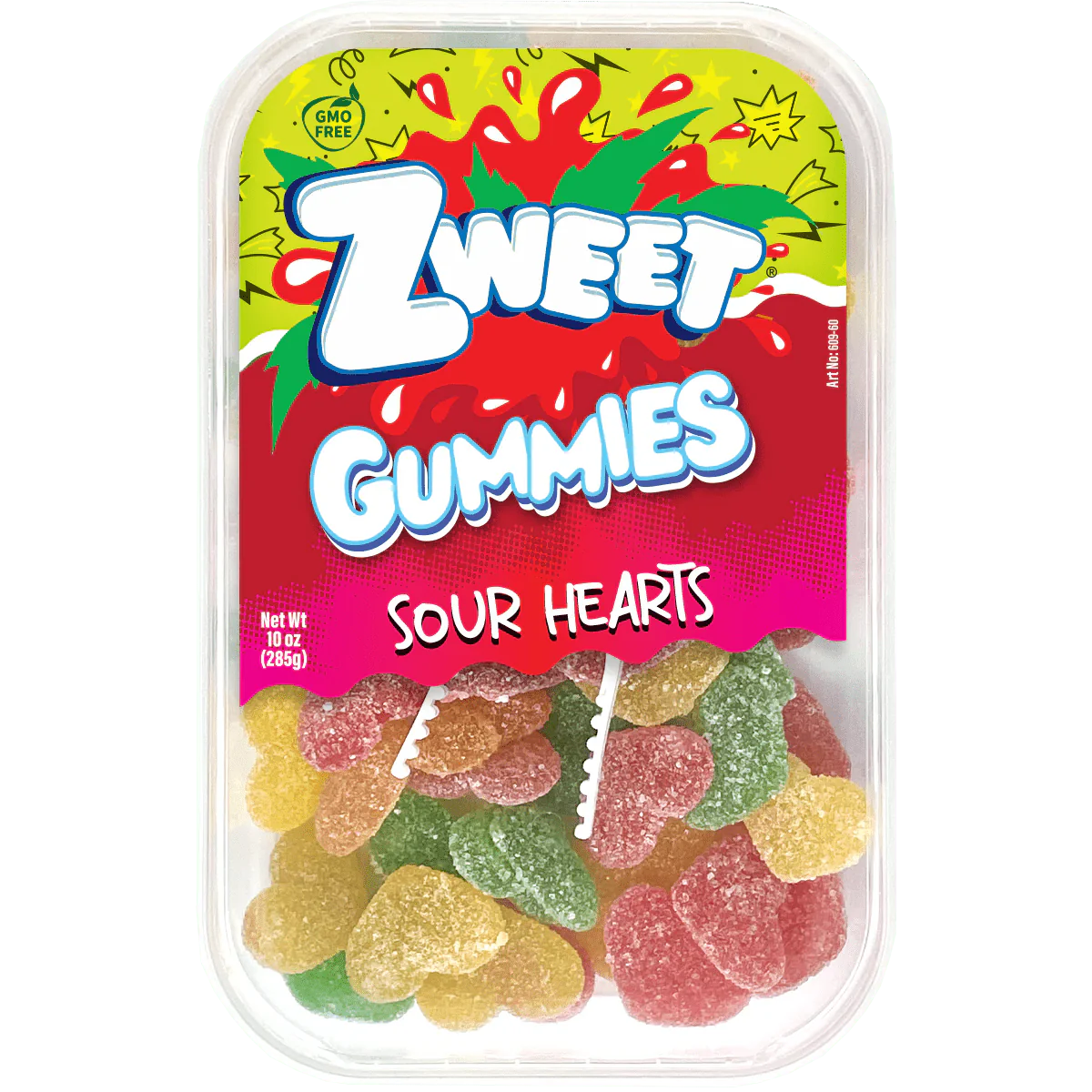 Zweet Gummies Sour Hearts 285g