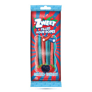 Zweet Sour Filled Ropes Mixed Berry 128g