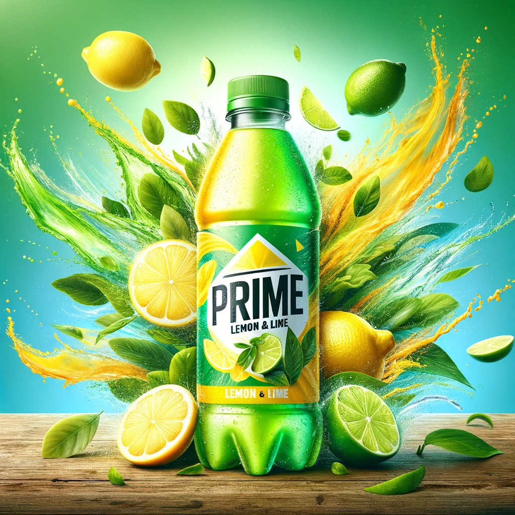 Prime Drinks Ireland: Refreshing Prime Lemon and Lime Flavour