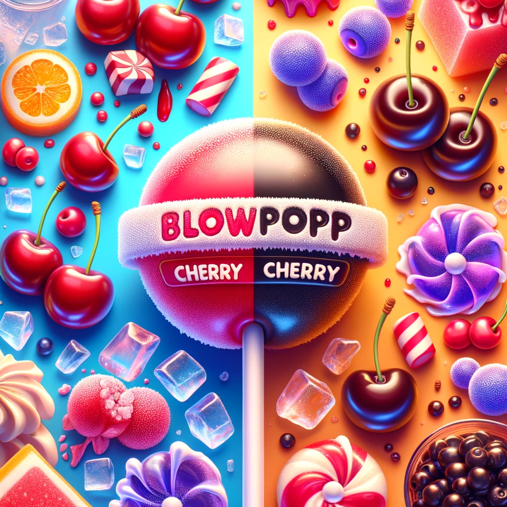Cherry Delights: Discover Blow Pop Lollipops Cherry Ice and Black Cherry