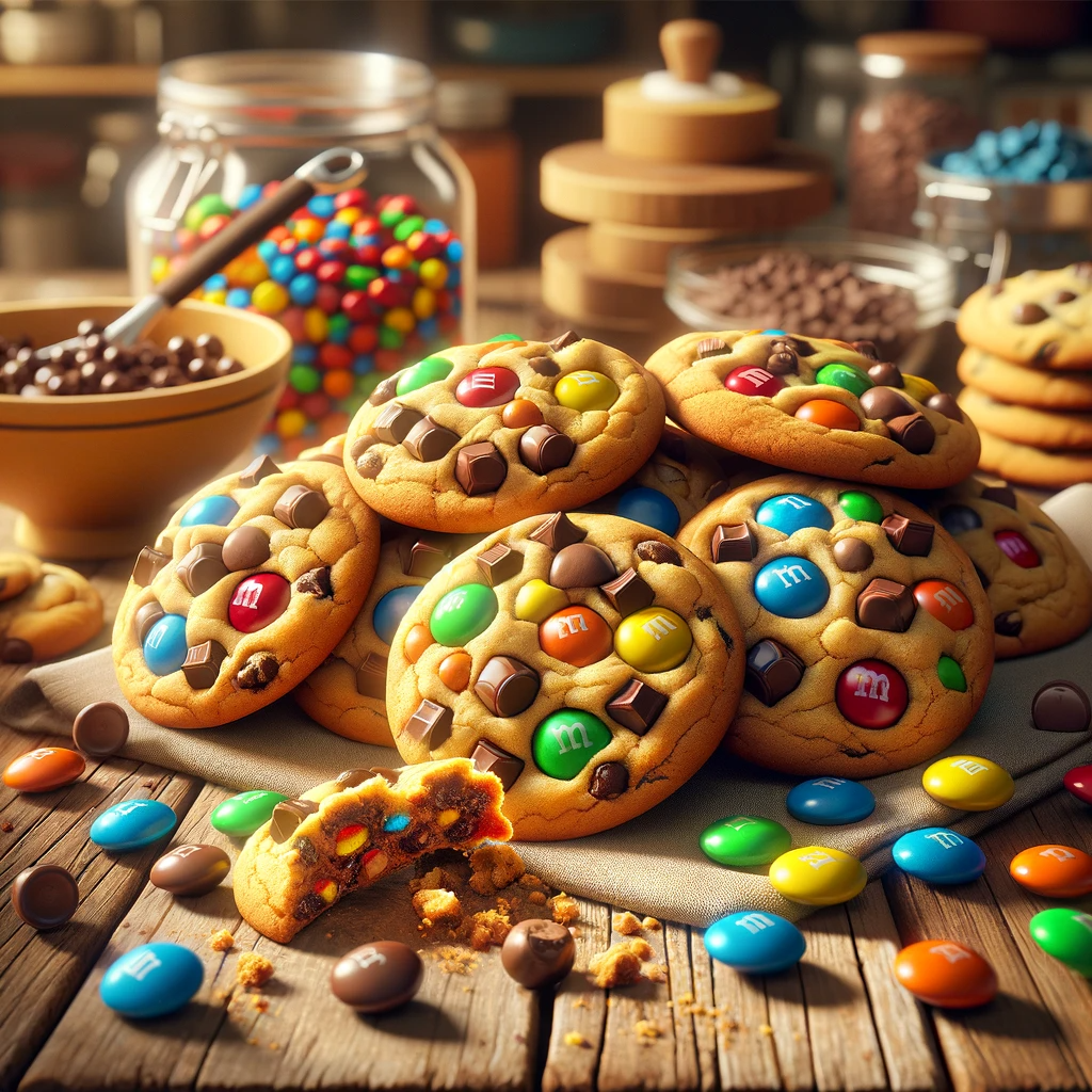 Colourful Delight: M&M Chocolate Chip Cookies Recipe