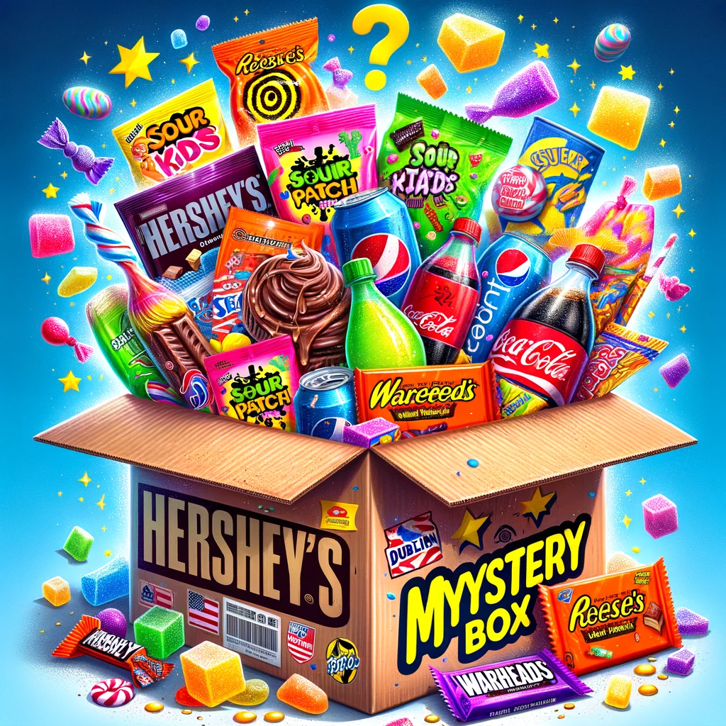 Celebrate Birthdays in Style with Candy cave American Sweets Birthday Box!