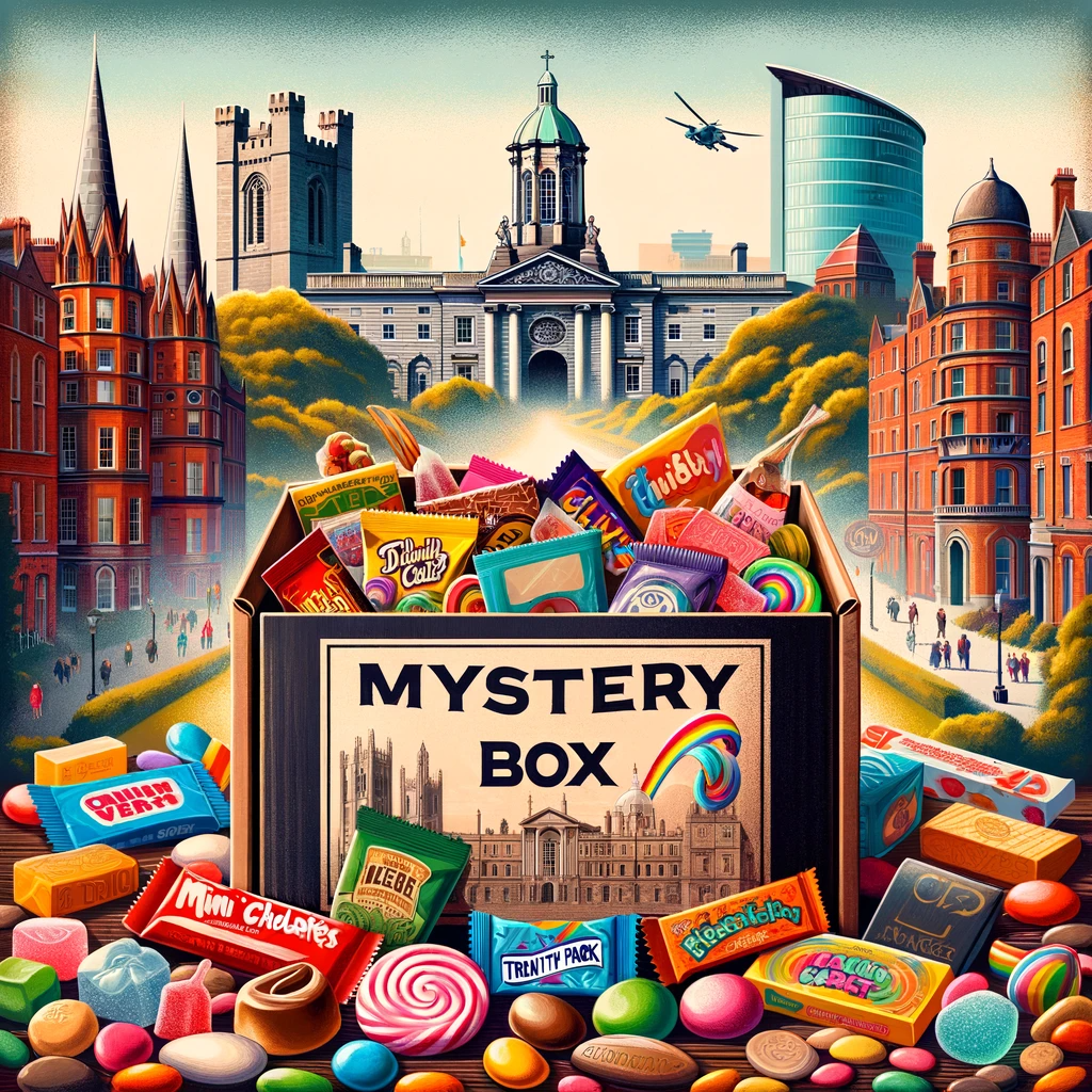 Experience Dublin's Vibrancy with Our American Candy Mystery Boxes