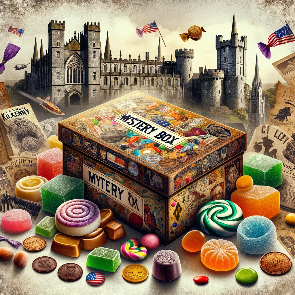 Delight in Kilkenny's Richness with Our American Candy Mystery Boxes