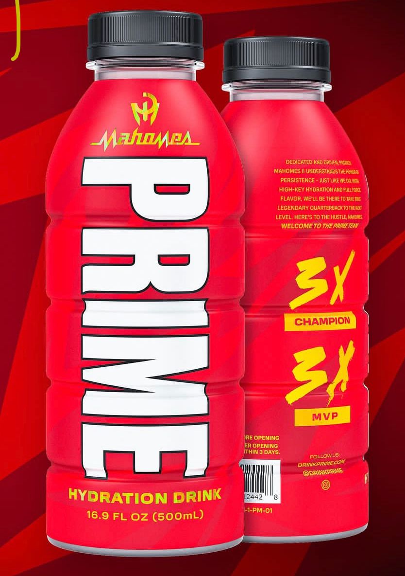 Behind the Bottle: The Story of Patrick Mahomes and Prime Hydration’s Special Edition Collaboration