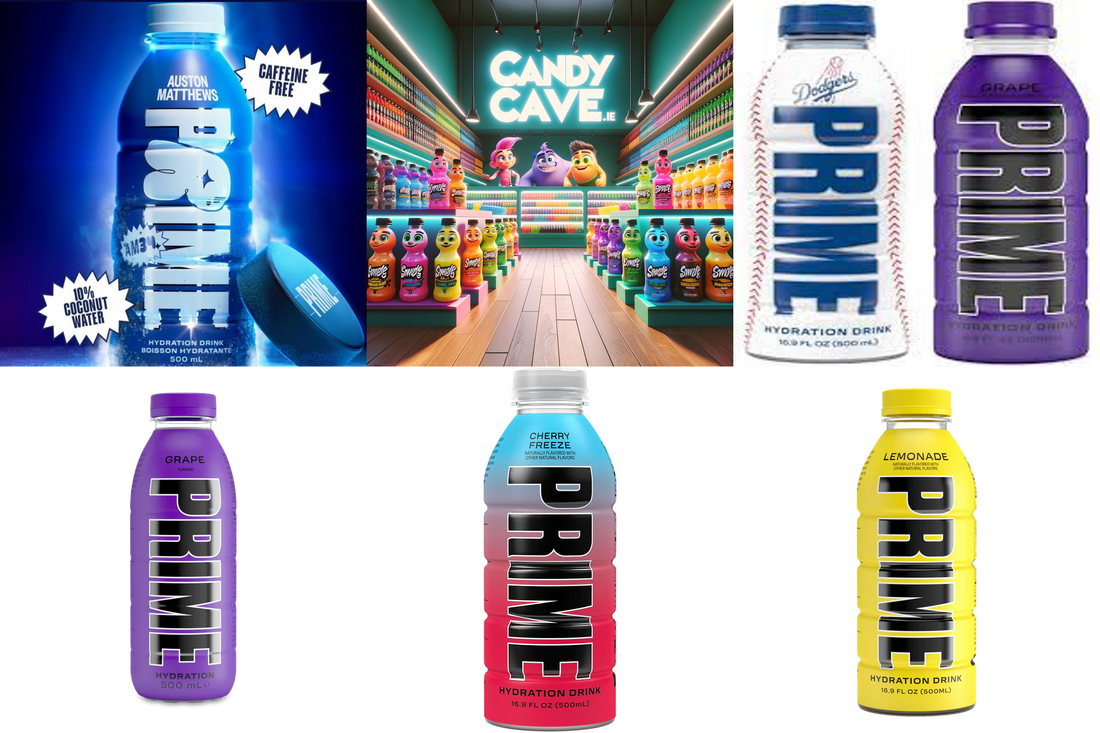 Prime Drink in Ireland: For Sale on Candycave.ie – Your One-Stop Shop for Hydration and Energy