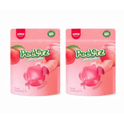 Light Pink Twin Pack Amos Peelerz Gummy Peach 170g