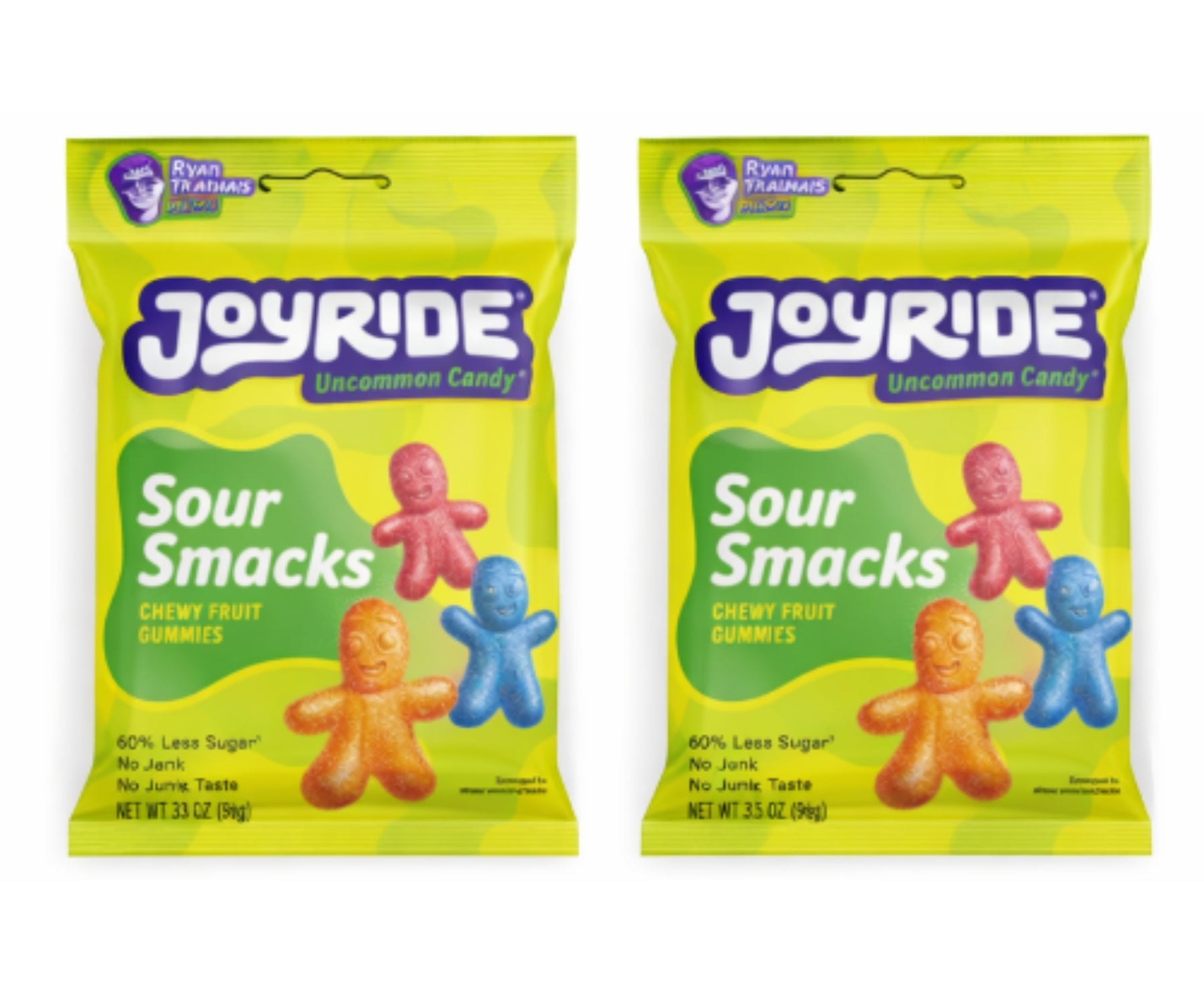 Twin Pack Joyride Uncommon Candy Sour Smacks