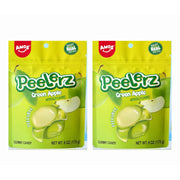 Dark Khaki Twin Pack Amos Peelerz Gummy Green Apple 170 g