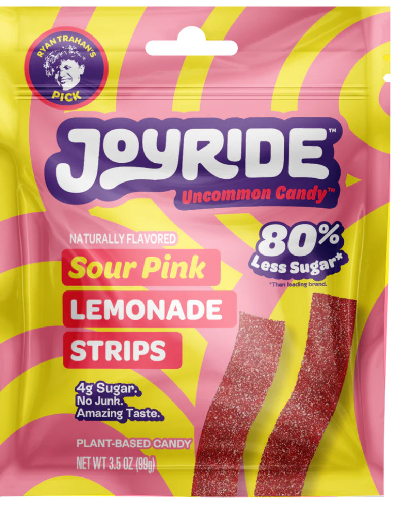 Joyride Uncommon Candy Sour Pink Lemonade Strips