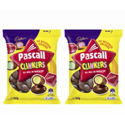 White Smoke Twin Pack Australian Cadbury Pascall Clinkers 160g Bag
