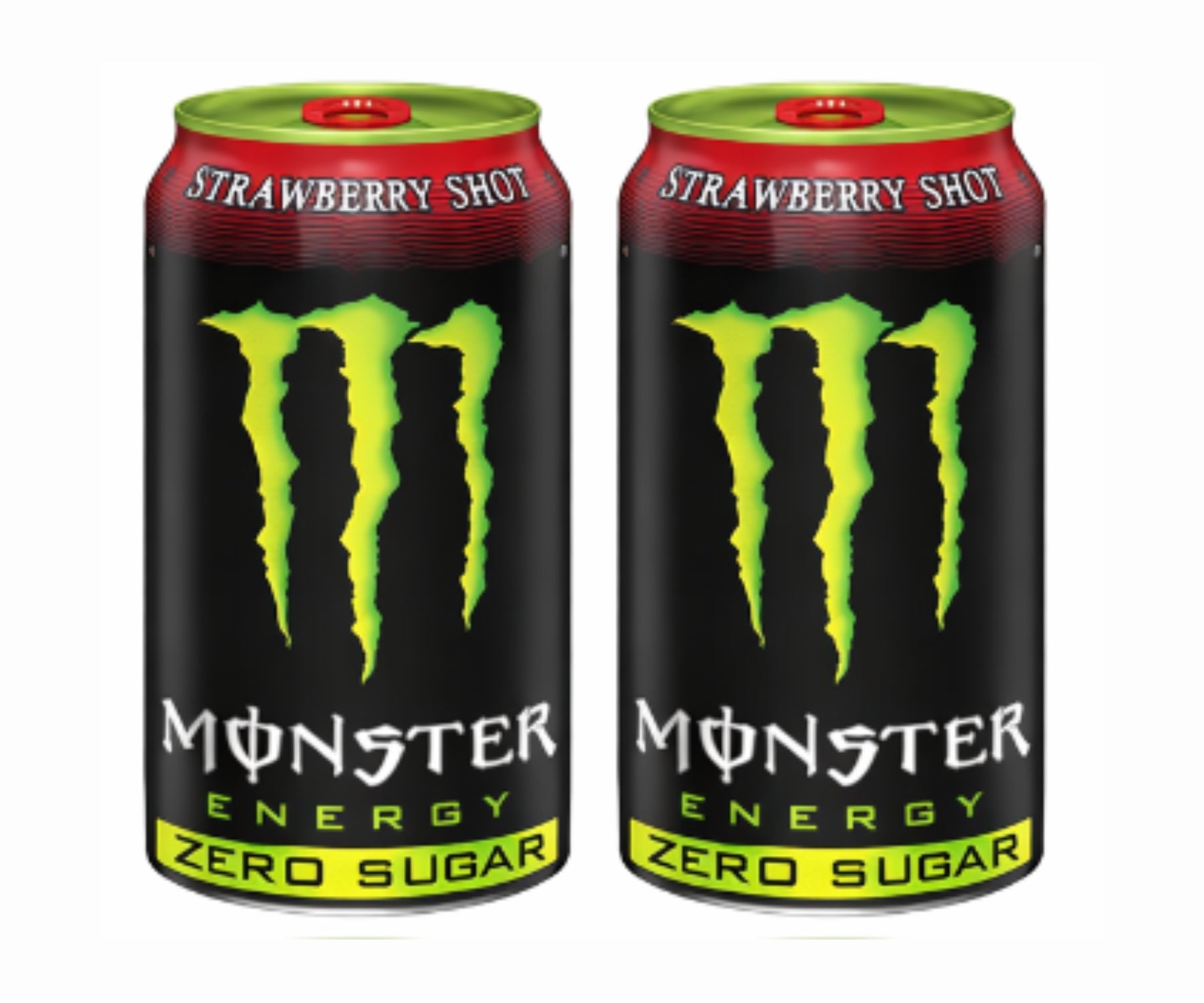 Twin Pack Monster Energy Strawberry Shot Zero Sugar 500 ml (USA Release)