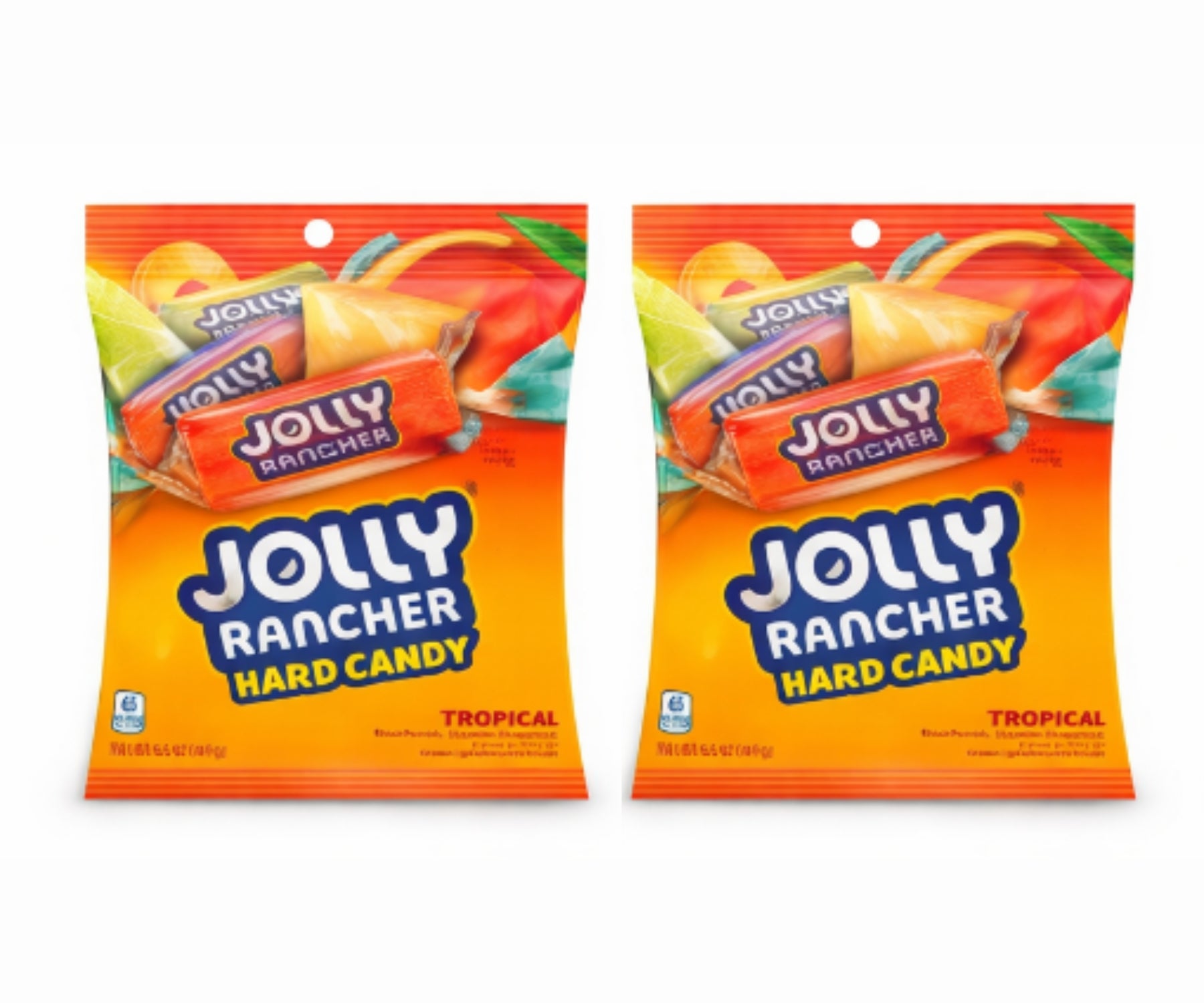 Twin Pack Jolly Rancher Assorted Tropical Fruit Flavored Hard Candy