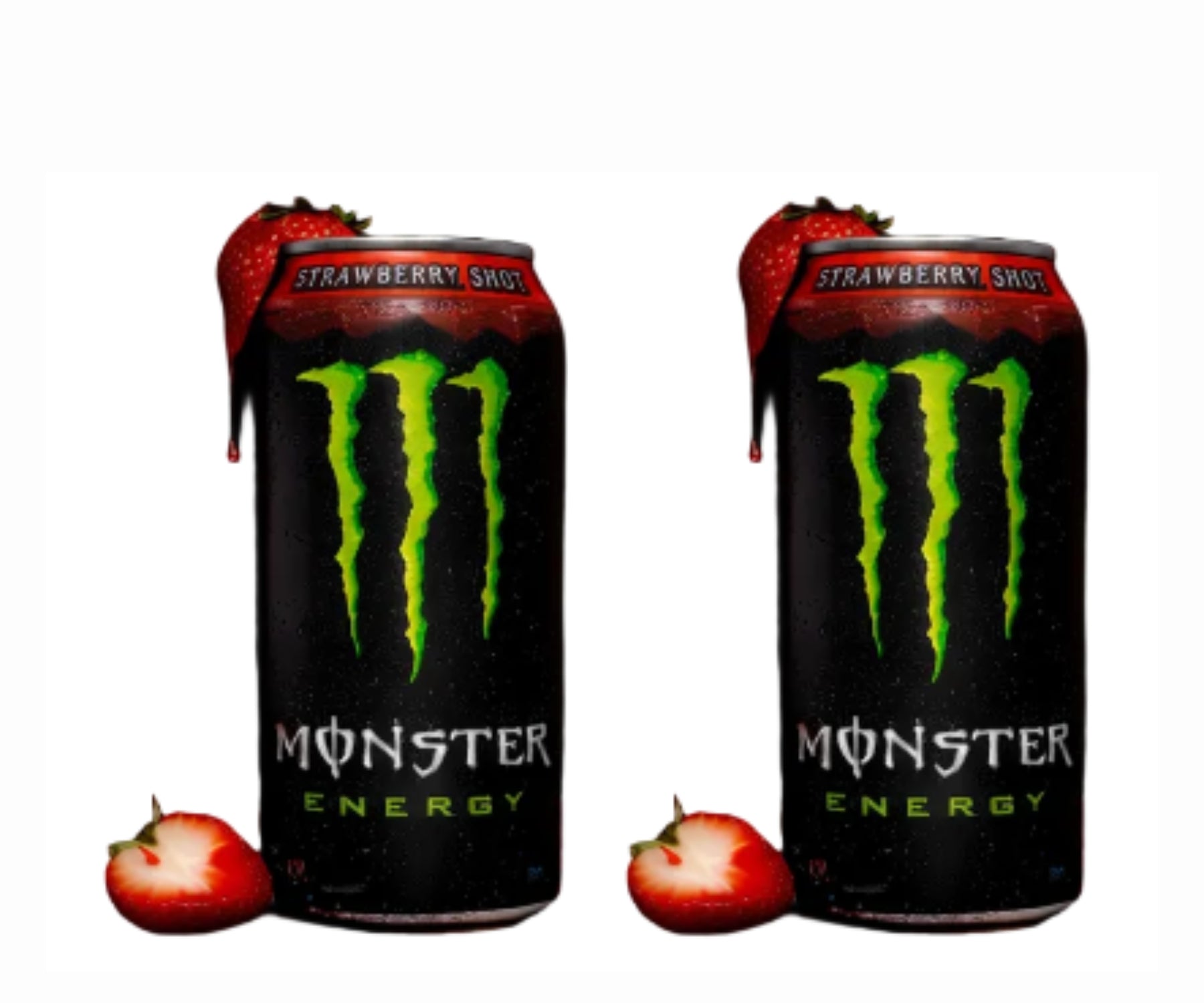 Twin Pack Monster Energy Strawberry Shot 500 ml (USA Release)