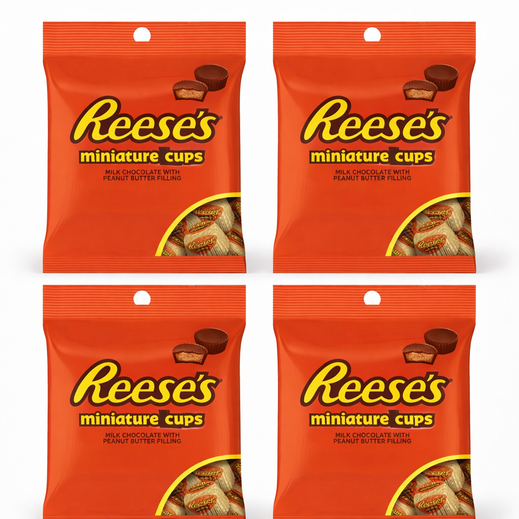 4 Pack Reese’s Miniature Peanut Butter Cups 132 g