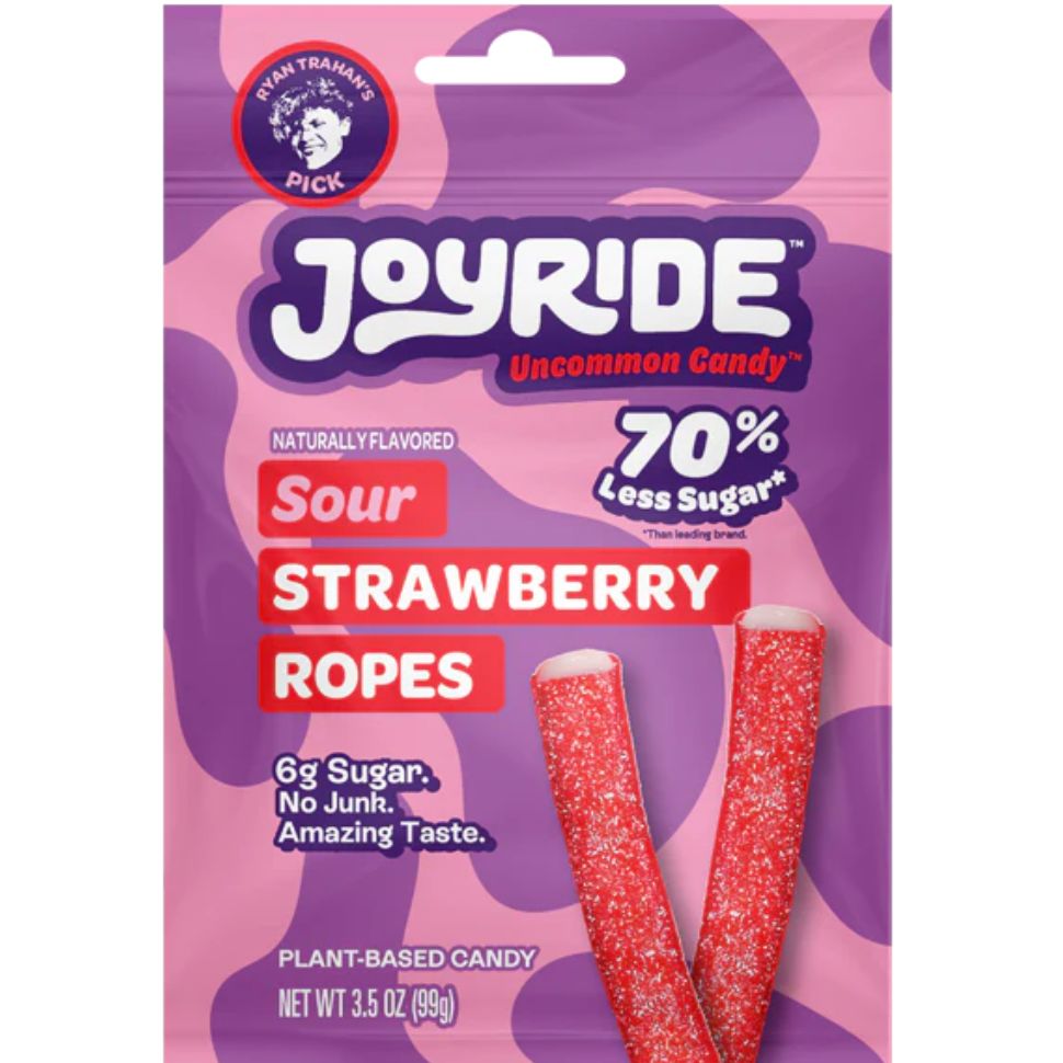 Slate Gray Joyride Uncommon Candy’s Strawberry Sour Ropes