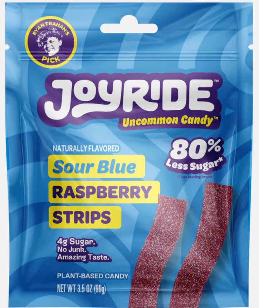 Joyride Uncommon Candy Sour Blue Raspberry Strips