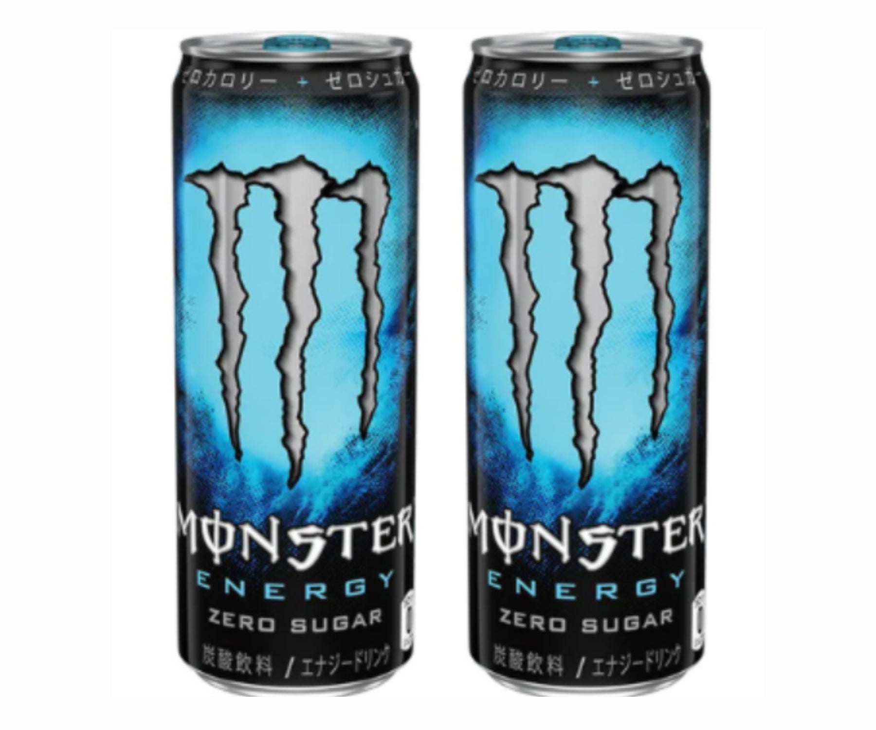 Twin Pack Monster Energy Absolutely Zero 355ml (Japanese Blue Can)