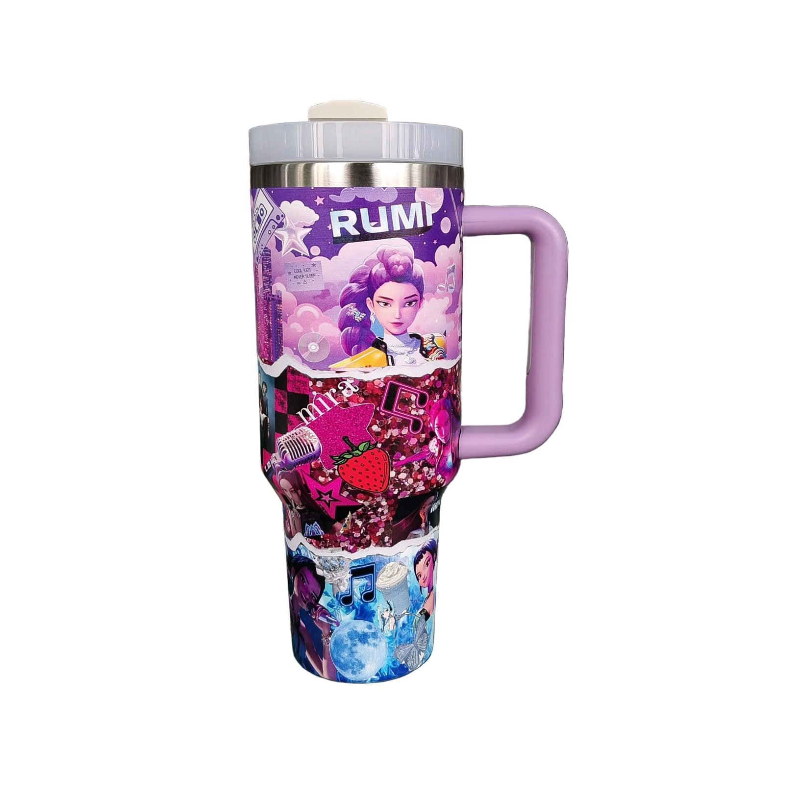 Glitter Rumi Cup – Stanley Style KPop Demon Hunters Cup