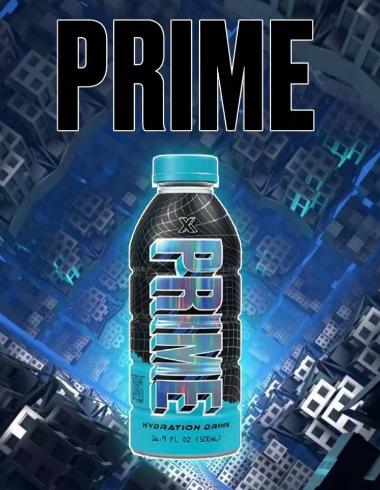 Prime X Drink Blue KSI and Logan Paul