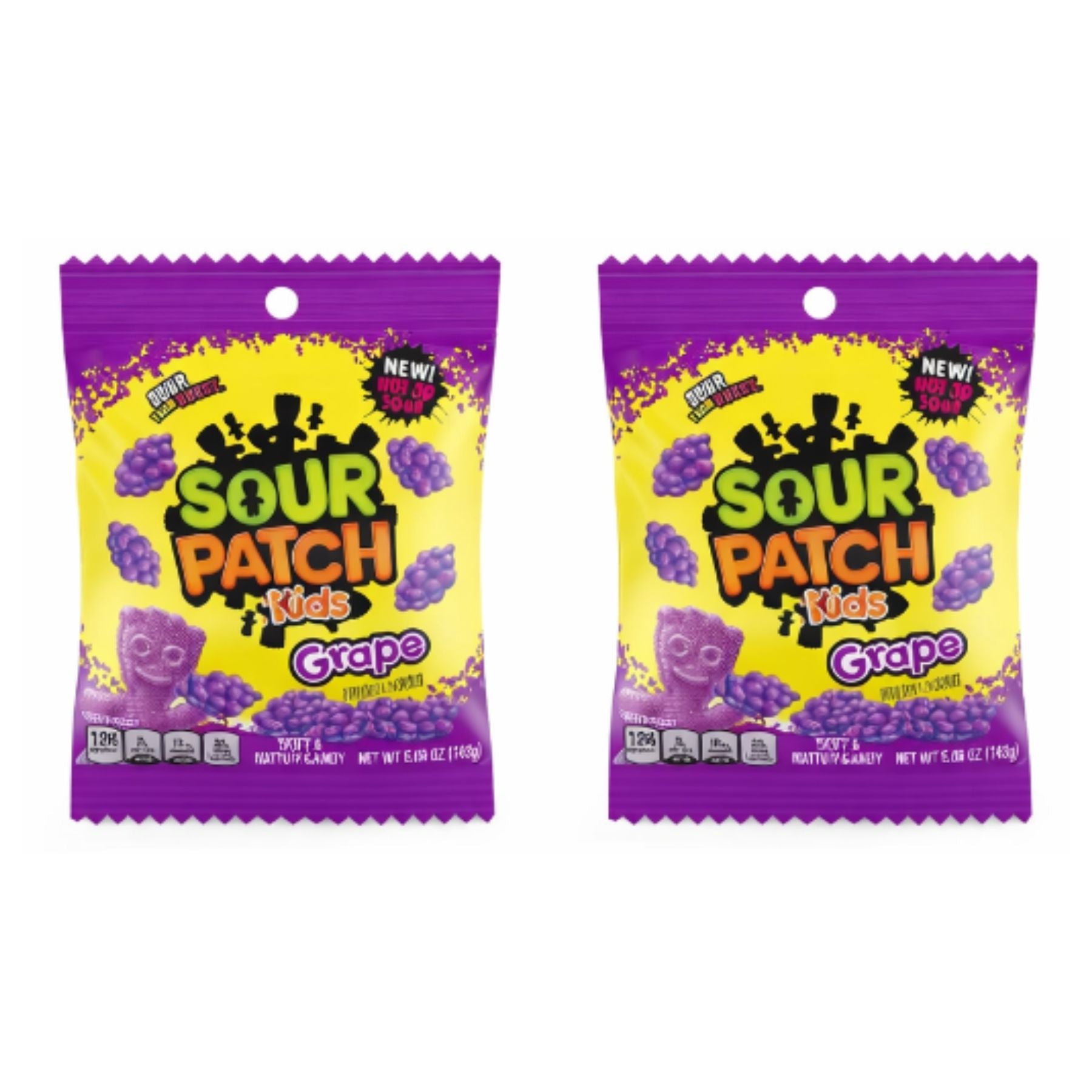 White Smoke Twin Pack Sour patch kids grape 227g