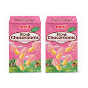 White Smoke Twin Pack Meiji Chocorooms Strawberry 36g