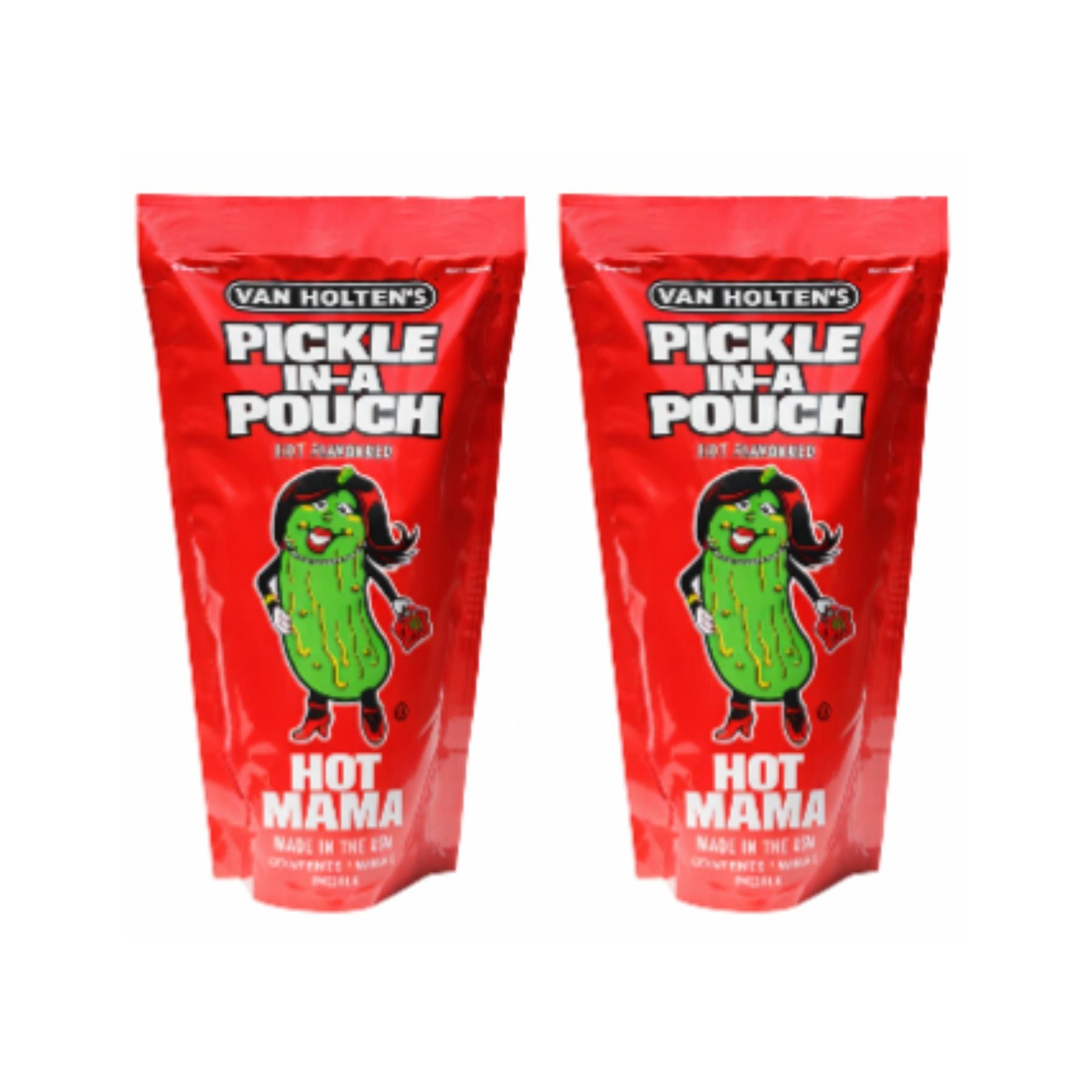 White Smoke Twin Pack Van Holten's Pickle In A Pouch Hot Mama 360g