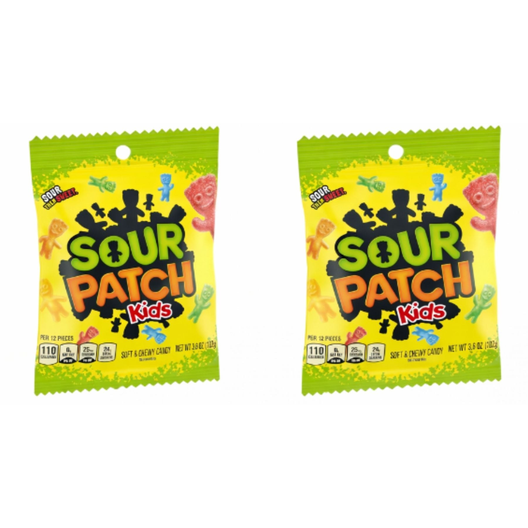 White Smoke Twin Pack Sour Patch Kids Original 226g