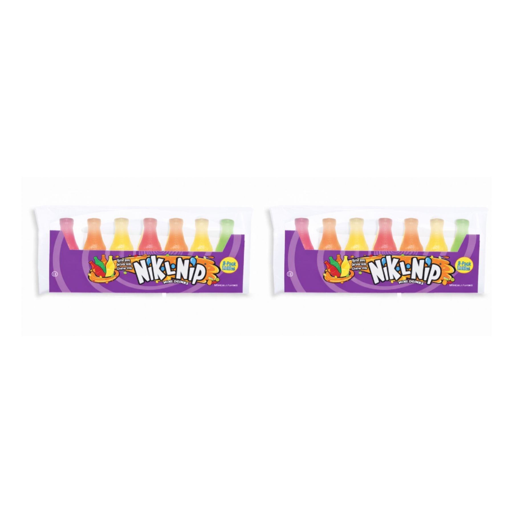 White Smoke Twin Pack Nik L Nip Wax Candy Original 8 Pack 79g