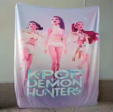 Kpop Demon Hunters Blanket – 130 × 150 cm