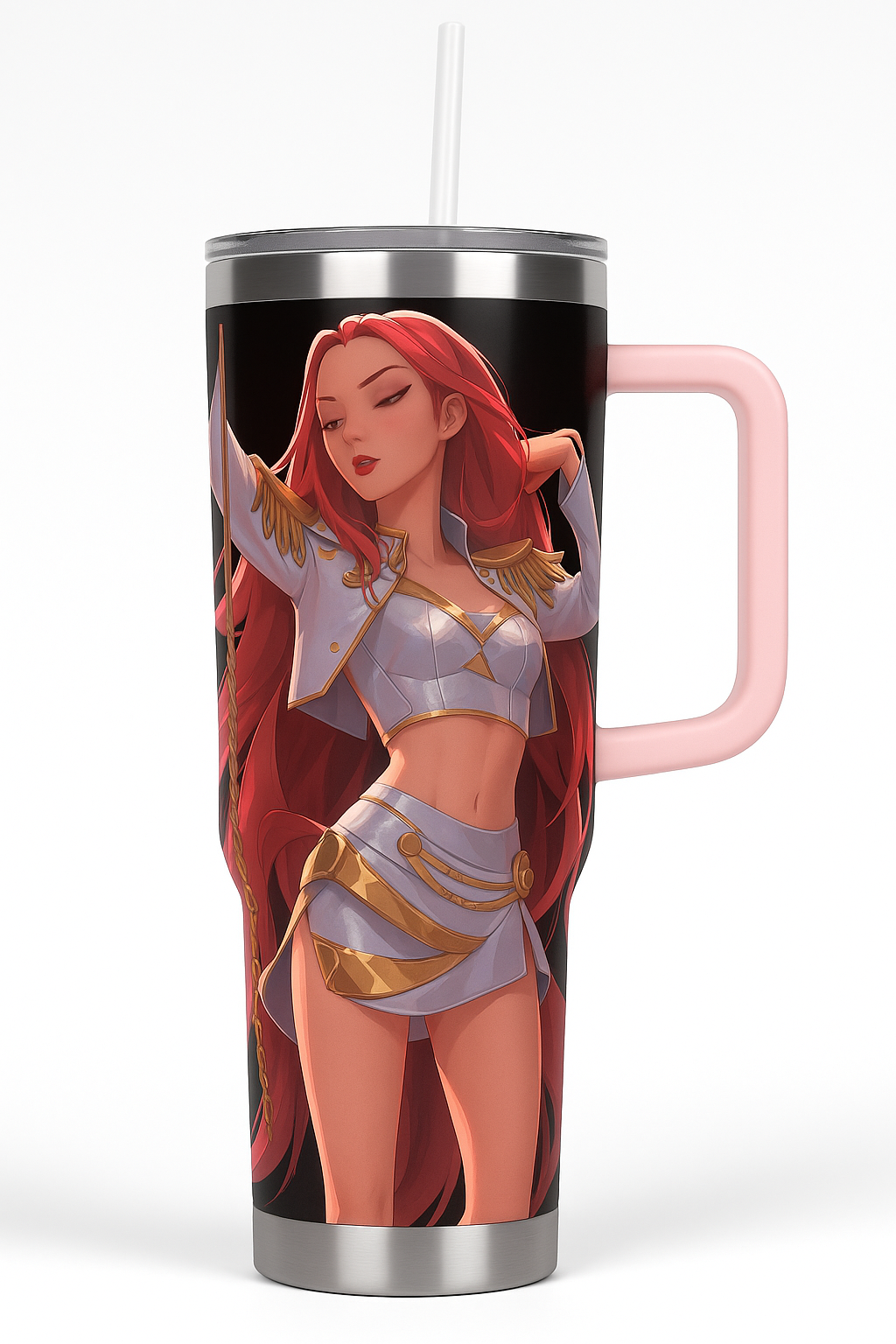 Mira White Outfit Cup – Stanley Style KPop Demon Hunters Cup