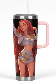 Mira White Outfit Cup – Stanley Style KPop Demon Hunters Cup