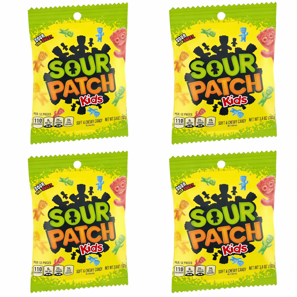 White Smoke 4 Pack Sour Patch Kids Original 226g