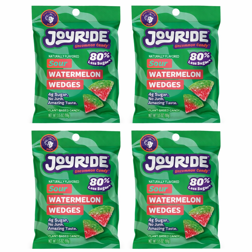 4 Pack Joyride Uncommon Candy’s Sour Watermelon Wedges