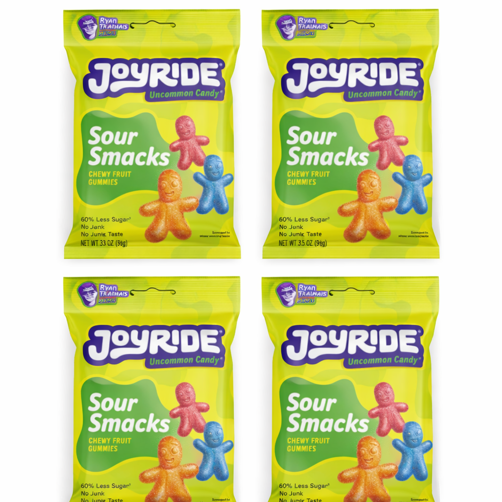 4 Pack Joyride Uncommon Candy Sour Smacks