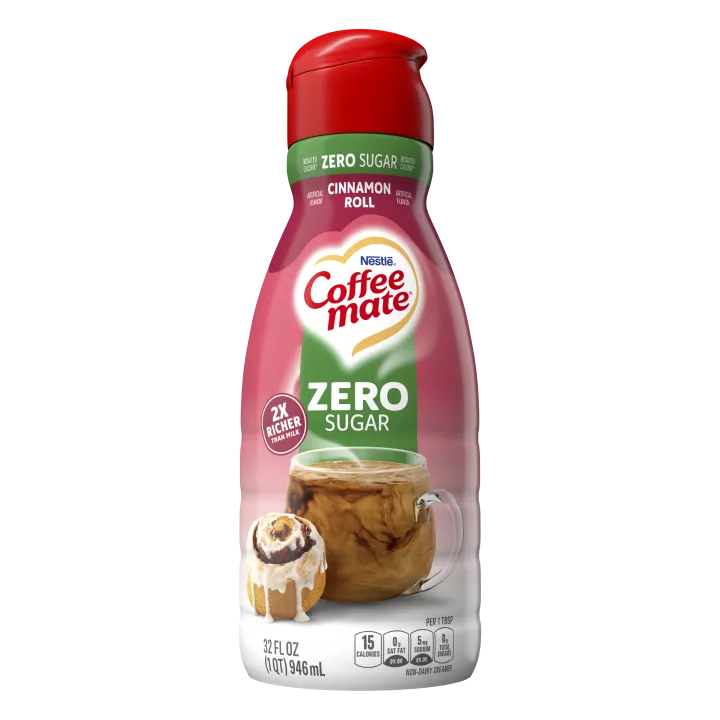 Coffee mate Cinnamon Roll Coffee Creamer Zero Sugar