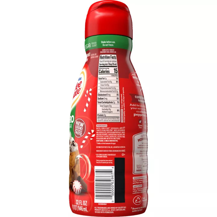 Coffee mate Peppermint Mocha Zero Coffee Creamer