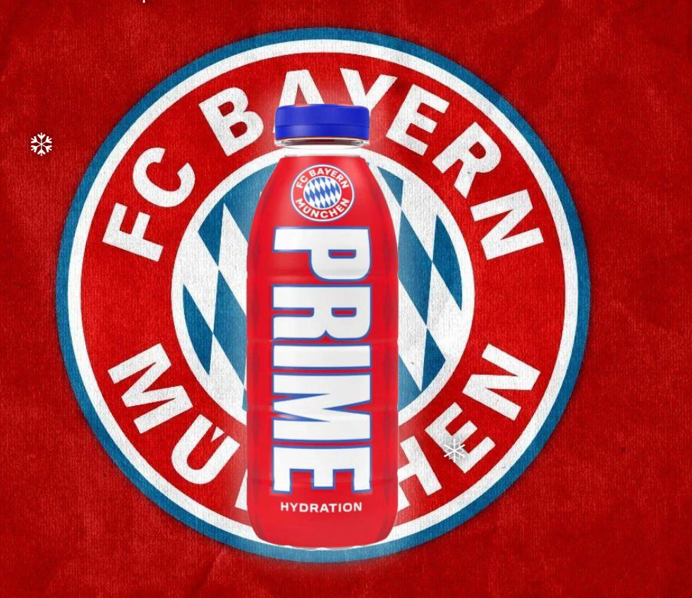 Bayern Munich Prime Drink KSI and Logan Paul