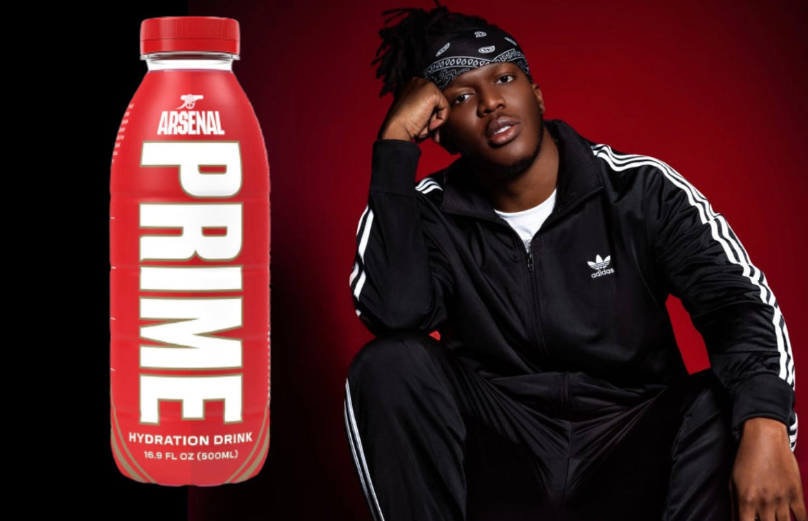 Arsenal Prime Drink KSI and Logan Paul