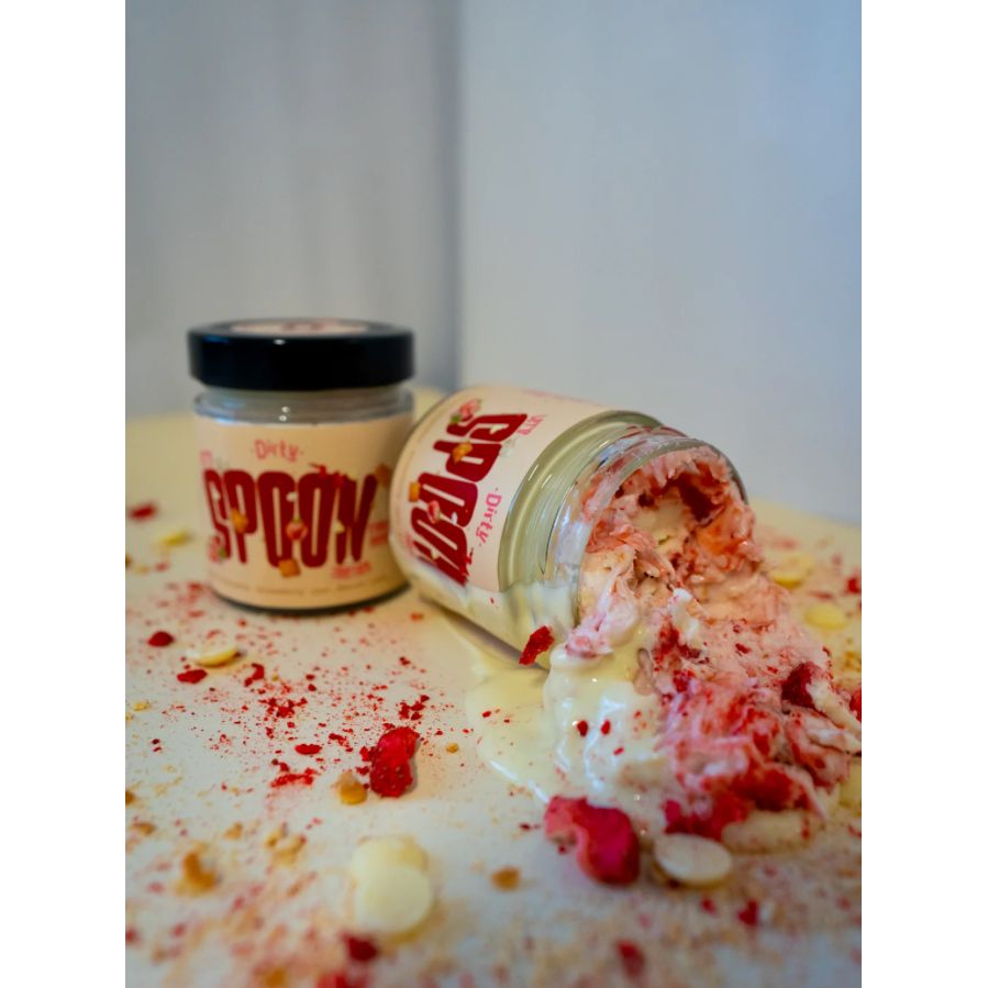 Dark Gray Dirty Chocolate Spoon – Strawberry Cheesecake (best before January 8th)