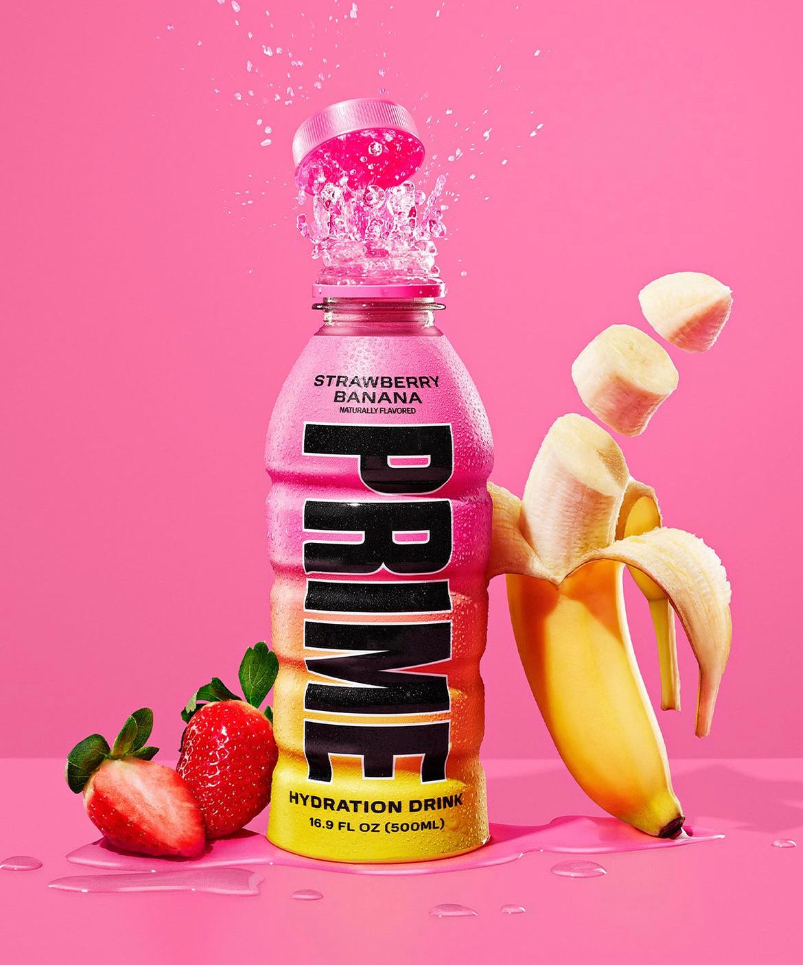 Strawberry and Banana Prime Drink (single bottle) – Candy Cave