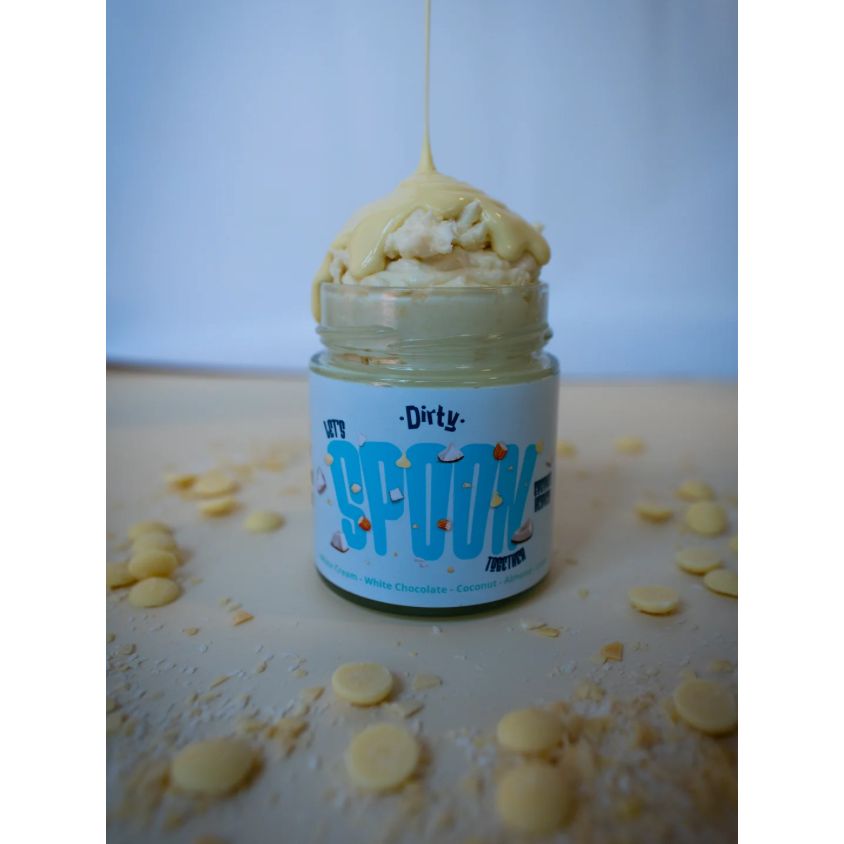 Light Steel Blue Dirty Chocolate Spoon – Coconut Heaven (best before January 8th)