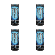 White Smoke 4 Pack Monster Energy Absolutely Zero 355ml (Japanese Blue Can)