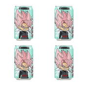 4 Pack Ocean Bomb Dragon Ball Super Saiyan Rosé Melon Soda 330 ml