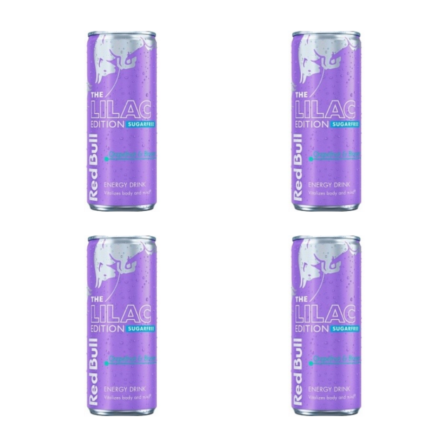 4 Pack Red Bull Energy Lilac Grapefruit & Blossom Sugar Free