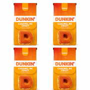 White Smoke 4 Pack Dunkin Caramel Me Crazy Ground Coffee 12 oz