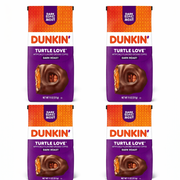 White Smoke 4 Pack Dunkin Turtle Love Ground Coffee 12 oz
