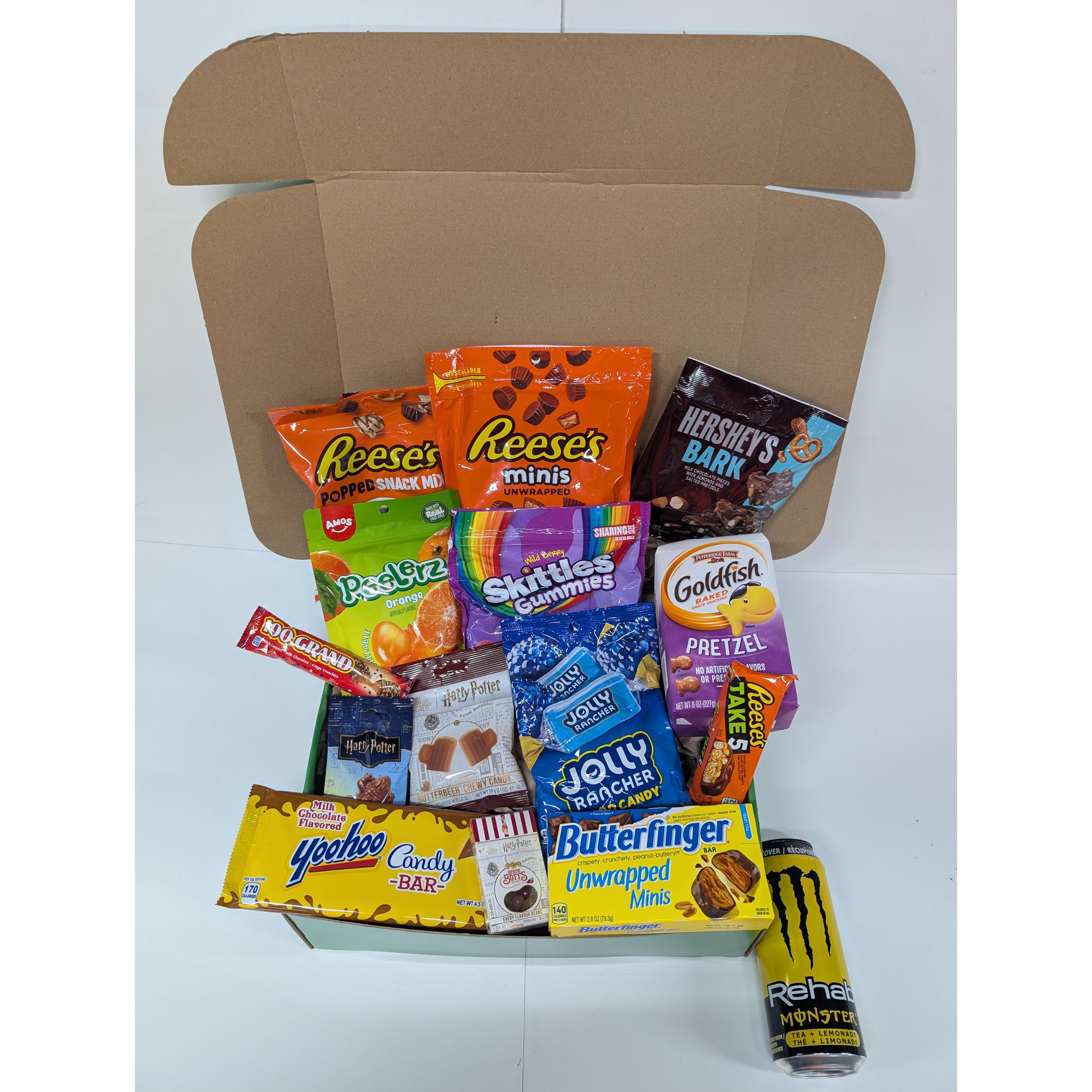 Dim Gray Medium Variety Candy Snack Box (no sours)