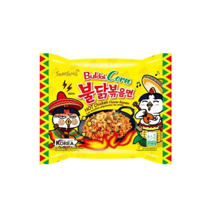 Samyang Buldak Maisgeschmack – Ein süß-würziger Ramen-Genuss